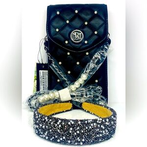 BADGLEY MISCKA PHONE BAG & matching headband unbranded